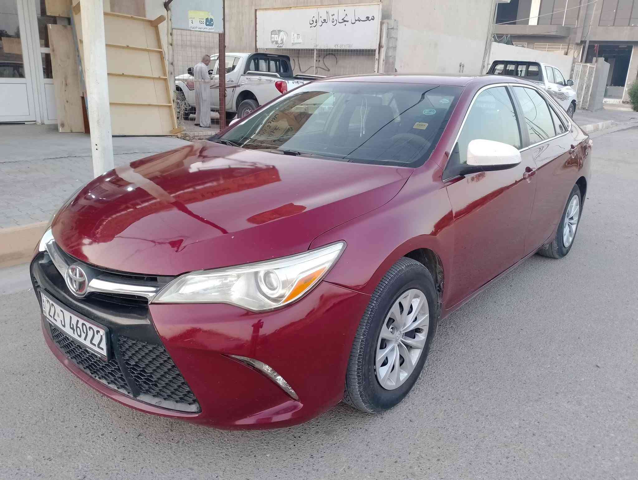 السلام وعليكم كامري للبيع موديل 17 سيارة جاهزة من كلشي خير من الله بيه 3 قطع صبغ بدون دواخل محرك بي خيط بخار قليل السعر 119وبيها مجال  العنوان ديالى دلي عباس رقم الهاتف ***********
