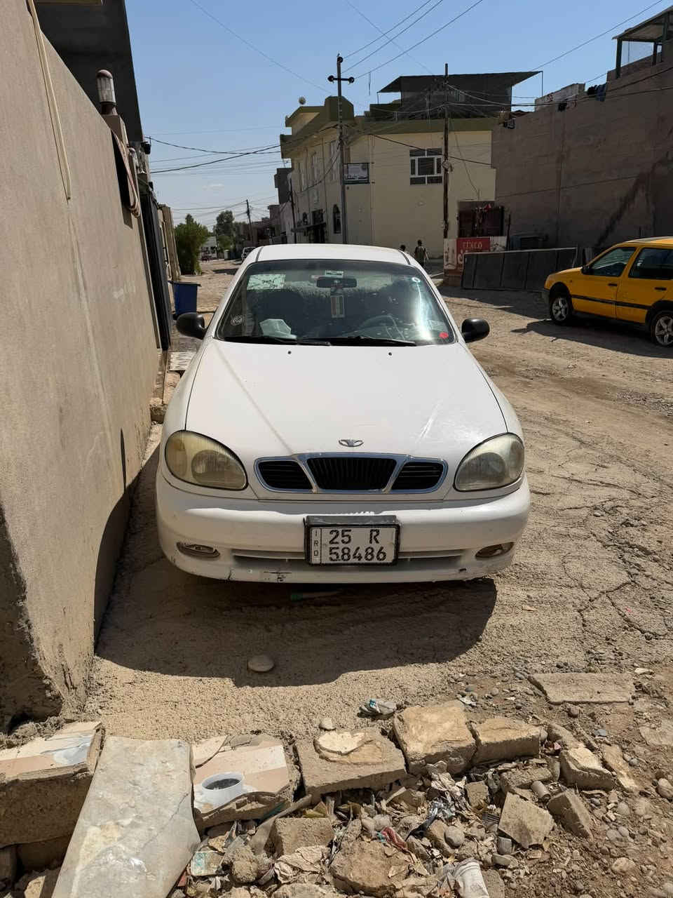 دايو لانوس موديل ٩٧مشروع وطني مابيه اي ضربه بس بيه باب السايق تصفيه بطاقه بانزين بيه شرط التحويل السعر ٣٥ورقه 
***********
***********
