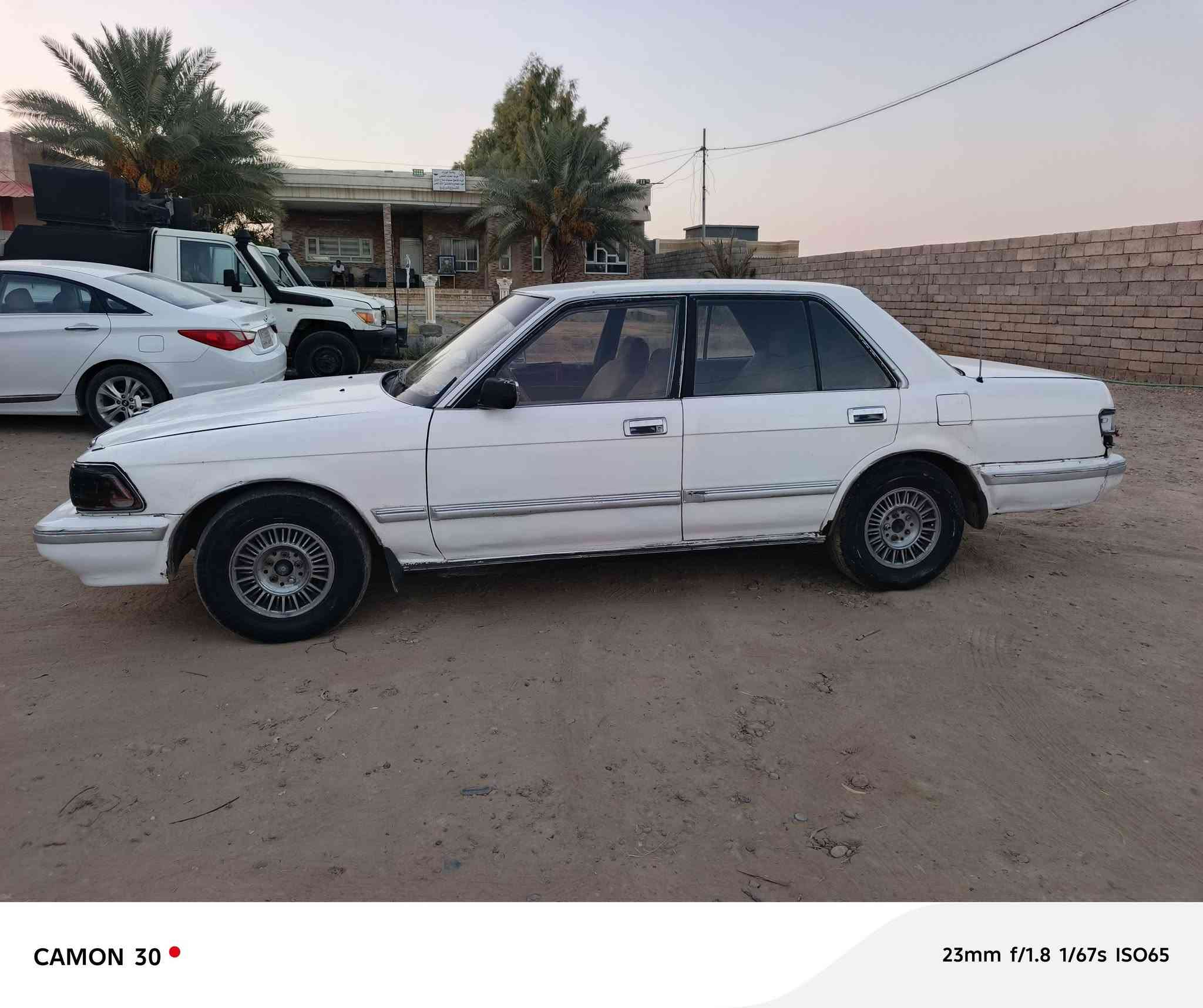 السلام عليكم
سيدان 1990 
 
محرك كير بطه شرط 

رقم صلاح الدين شرط التحويل 

تبريد ثلج 

صدر نص عمر تايرات نضاف 

للبيع اومراوس حسب القناعه 

***********

نص مكتوب في الصور:
- CAMON 30 23mm f/1.8 1/100s ISO77
- CAMON 30  23mm f/1.8 1/67s ISO65
- CAMON 30 23mm f/1.8 1/50s ISO326
- CAMON 30  23mm f/1.8 1/50s ISO398