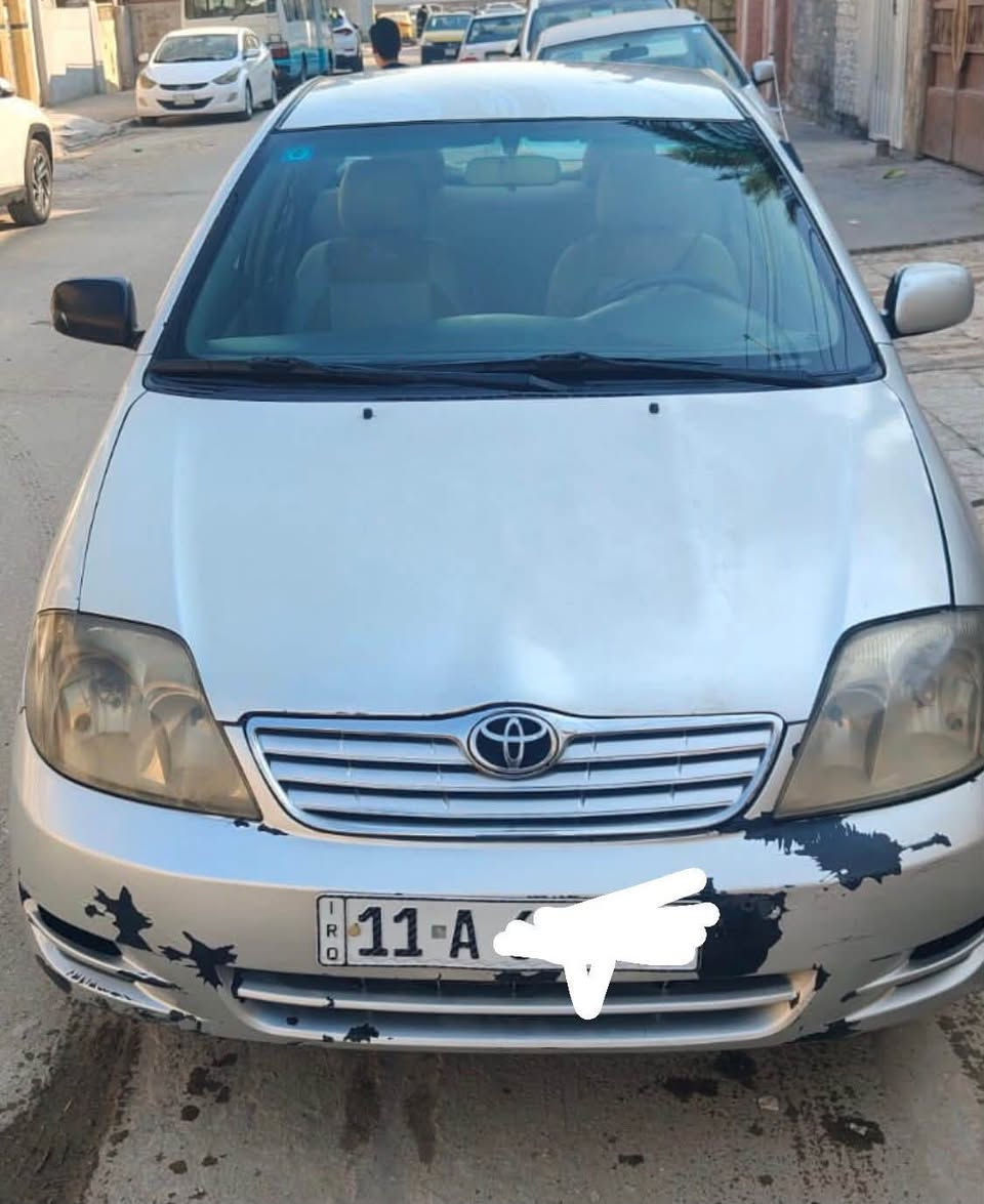 السلام عليكم
كورلا بيكاتشو وارد خليجي 2002
محرك 1800 وكير مكفول.
تبريد شغال
تخم تاير وباتري جديد لايت زنون
مصبوغة احزام اثر جراد 
ضربتها جاملغ خلفي
رقم بغداد دولي وسنويتها 2030 والسيارة بأسمي
السعر ٦٨ 
الاتصال ***********
مكان / بغداد الشعب
