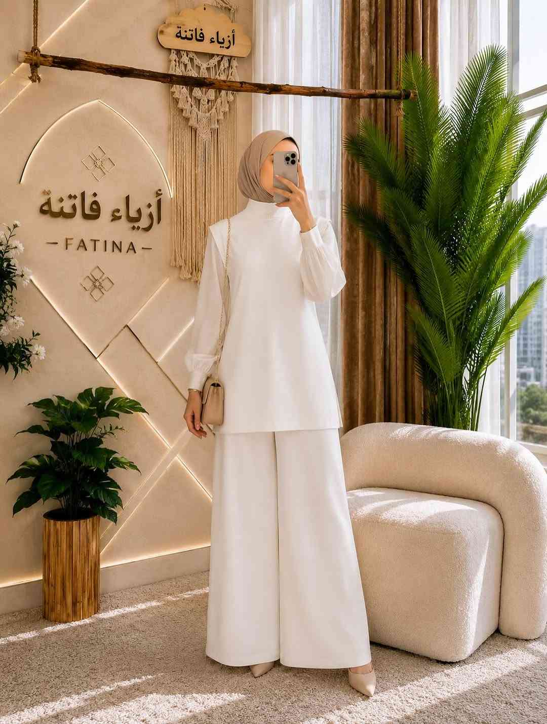 ازياء فاتنة 
اختيار الفاتنات 
مكمل الحجاب من ماركة فاتنة 
قطعتين رح تعيد ترتيب ڪُـل ملابسنا 
الكيلوت الكوري اللطيف مع الڪـت الهاينك 
• طول الكيلوت 105 سم 
• ⁠والهاينك هدية 🎁 مع الكيلوت المهم اثنينهم نفس اللون 
• طول الهاينك 85 سم 
• االــخـــــــاامــة معتمة صيفية محتشمة 

الالوان (: 
الابيض 
الماروني
الخاكي 
البني 
الرصاصي
النيلي 
الاسود 
يعني 7 الوان اساسية 
___________________________ 
🖊️ االــخـــــــاامــة (: 
كريب الروزالين ) :- هو احد انواع الاقمشة الممتازة الي ماسكة نفسها وماتلزك ؏ــلى الجسم ولا يخيل وميحتاج الى كوي بس شي بسيط

___________________________ 
القياسات عادية وخاصة 

القياس العادي ):- 
🌱قياس 1/2:- 
تلبس وزن من 70 الى 85 كــــيـلـو ⚖️ 
يعني يلبس قياس. 42 .  44 .  46 . 

القياس الخاص ):- 
🌱قياس 3/4:- 
تلبس وزن من 90 الى 120 كــــيـلـو ⚖️ 
يعني يلبس قياس. 48.  50.  52.  54 
___________________________ 
سـ✿ـــعـــر  الكيلوت بـــ 50 الفــــﮯ 
________________________________ 
مع الهاينك  هدية 🎁 

للحجز والاستفسار المراسلة ؏ــلى الواتساب :- *********** 
او ؏ الرقم الثاني *********** 
او ؏ فــــاتــنــة 2 ← fashion_fatina2
#ازياء_فاتنة
