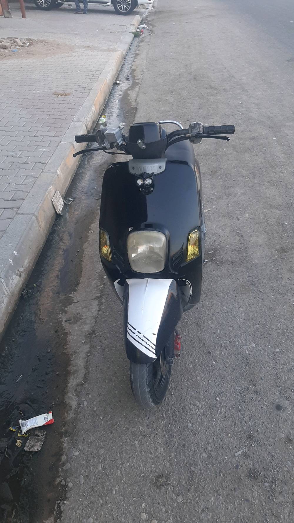 دراجه للبيع بوليسي نوزل موديل2008نظيفة محرك ما مفتوح شرط السعر 850وبيها مجال العنوان كركوك سايدين حي العسكري ***********