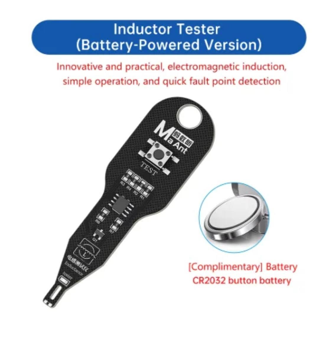 🚀 وفر وقتك وجهدك في الصيانة مع أداة فحص الملفات (Inductance Tester) 🚀
​هل تبحث عن السرعة والدقة في تشخيص أعطال اللوحات الإلكترونية؟
نقدم لك الحل الأمثل والأسرع لمعرفة حالة الملفات (Inductors) بلمحة بصر وبدون تعقيد!
​🛠️ المواصفات الفنية ومميزات الأداة:
​اسم المنتج: أداة فحص الملفات الإلكترونية (Inductance Tester) الموضحة في الصورة "1000207292.png".
​الوظيفة الأساسية: فحص واختبار سلامة الملفات على اللوحات الأم (Motherboards) للأجهزة الإلكترونية.
​مؤشر الفحص الذكي: مزودة بمؤشر ضوئي (LED) باللون الأخضر لبيان حالة القطعة.
​طريقة العمل:
​أثناء عملية الفحص، إذا أضاء المؤشر باللون الأخضر، فهذا يدل على أن الملف يعمل بشكل طبيعي وسليم.
​الإضاءة الخضراء هي دليلك القاطع على أن القطعة غير تالفة (The work is not damaged).
​التصميم: تصميم مدمج وعملي يسهل استخدامه للوصول إلى المكونات الدقيقة (SMD) على البورد.
​💰 السعر وتفاصيل الشراء:
​سعر القطعة: ١٥,٠٠٠ دينار عراقي فقط.
​التوصيل: 🚚 خدمة توصيل سريعة ومضمونة لجميع أنحاء ومحافظات العراق.
​📞 للحجز والاستفسار:
​لا تتردد في طلب الأداة الآن، تواصل معنا مباشرة عبر الواتساب على الأرقام التالية:
​***********
​***********
