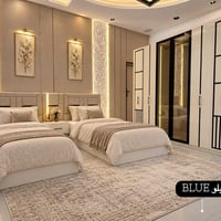 موديل بلو • ٥ قطع • سرير ١٩٠×٩٠
