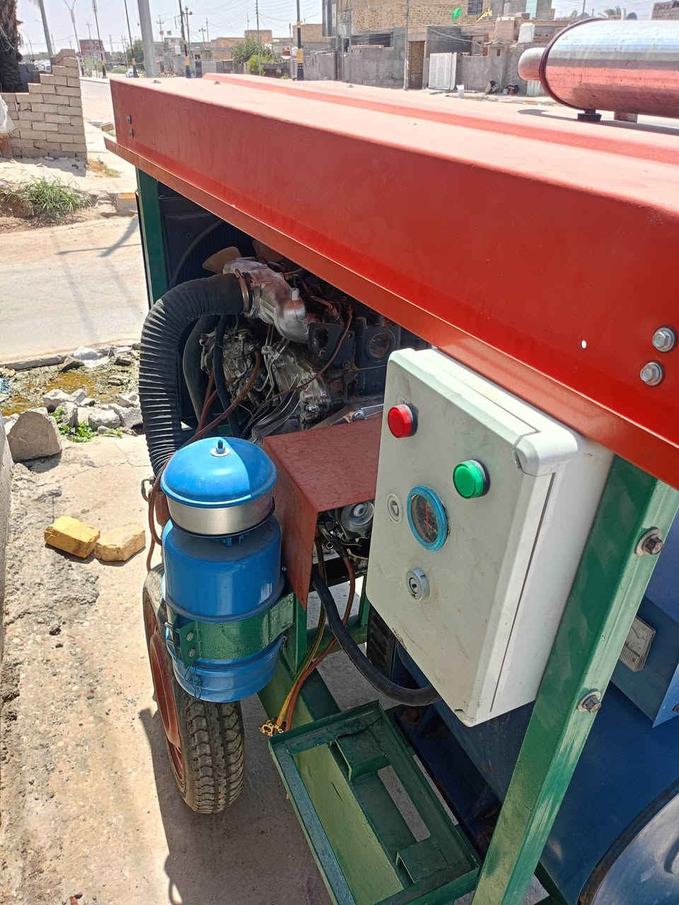 مولد كيا 2701
راس توليد 30KV
120أمبير 
جديد مستخدم 7ايام 
ذي قار ...الغراف 
***********
السعر 17ورقه وبيه مجال للشراي
