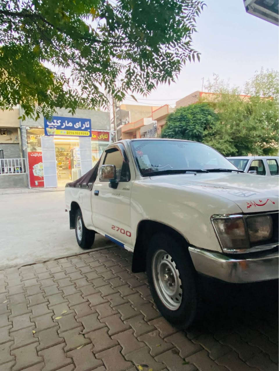 تۆیۆتا پیکاب تاک ٢٠٠٠ 
ناو سور
مەکینە سپی 
قفڵ مەرکەزی
شاشەی ئایپادی بۆ بەستراوە 
گێڕ مەکینە عەکسل هەموو گیانی بە شەرت 
٦٥گەڵاو معامەلە..ژ.م  *********** السليمانية, العراق
