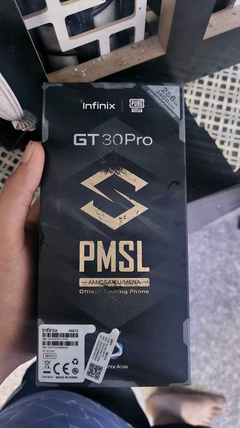 انفينكس GT30 برو • ٢٥٦ • رام ١٢+١٢