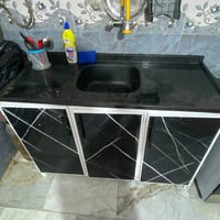 عندي كاونتر 3 قطع  كلش نضيف اخو جديد  السنك مالته مارمر كونتر الملحفق ...