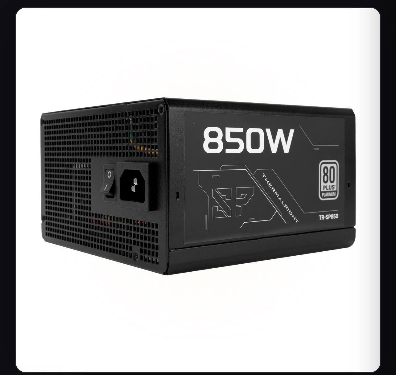 ⚡ للبيع: مزود طاقة (باور سبلاي) احترافي Thermalright TR-SP850 (جديد / ممتاز) ⚡
سلام عليكم شباب،
متوفر باور سبلاي قوي وجديد من شركة Thermalright المعروّفة، مناسب جداً للتجميعات القوية وكروت الشاشة الحديثة من جيل Nvidia RTX 40/50 و AMD RX.

📋 المواصفات الفنية:
• الموديل: Thermalright TR-SP850
• القدرة (Wattage): 850 واط Real Wattage
• كفاءة الطاقة: شهادة 80 PLUS Platinum (كفاءة واستهلاك أداء عالي جداً وقليل الضياع)
• النوع: Full-Modular (فل موديلار - الأسلاك كلها تنفصل لسهولة ترتيب الكابلات داخل الكيس)
• دعم المعايير الحديثة: يدعم ATX 3.1 و PCI-e 5.1 مع منفذ dedicated المخصص للكروت الحديثة 12V-2x6
• المروحة: 120mm هادئة وفعالة
• أنظمة الحماية: حماية كاملة للمكونات (OPP / OVP / OTP / OCP / SCP / UVP)
• الأبعاد: 150mm x 140mm x 85mm (حجم قياسي يتناسب مع أغلب الكيسات)

💵 السعر : [130,000]
 📍/ التوصيل: متوفر توصيل لجميع المحافظات 🚚 

📞 للتواصل والاستفسار: يرجى المراسلة على الخاص أو الاتصال على الرقم: [***********] واتساب

