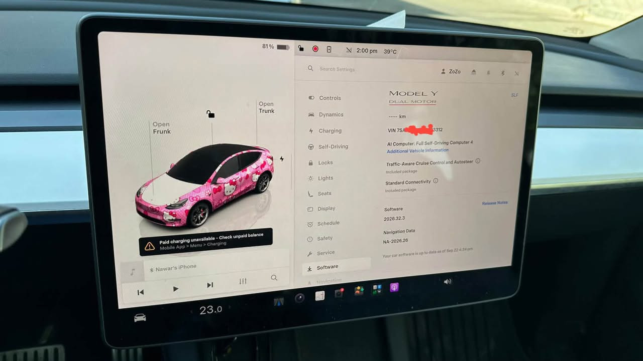 🚘 استرجاع سيارات Tesla من Offline إلى Online ✅
🔹 دون الحاجة لإحضار السيارة
🔹 استرجاع وتفعيل تطبيق Tesla
🔹 الدفع بعد إكمال العمل 

📩 للتواصل: خاص أو واتساب
📞 ***********

ــــــــــــــــــــ

🚘 گەڕاندنەوەی ئۆتۆمبێلەکانی Tesla لە Offline بۆ Online ✅

🔹 بەبێ پێویستی بە هێنانی ئۆتۆمبێلەکە
🔹 گەڕاندنەوە و چالاککردنی ئەپی Tesla
🔹 پارەدان دوای تەواوبوونی کارەکە 

📩 بۆ پەیوەندی: نامەی تایبەت یان واتسئەپ
📞 ***********
