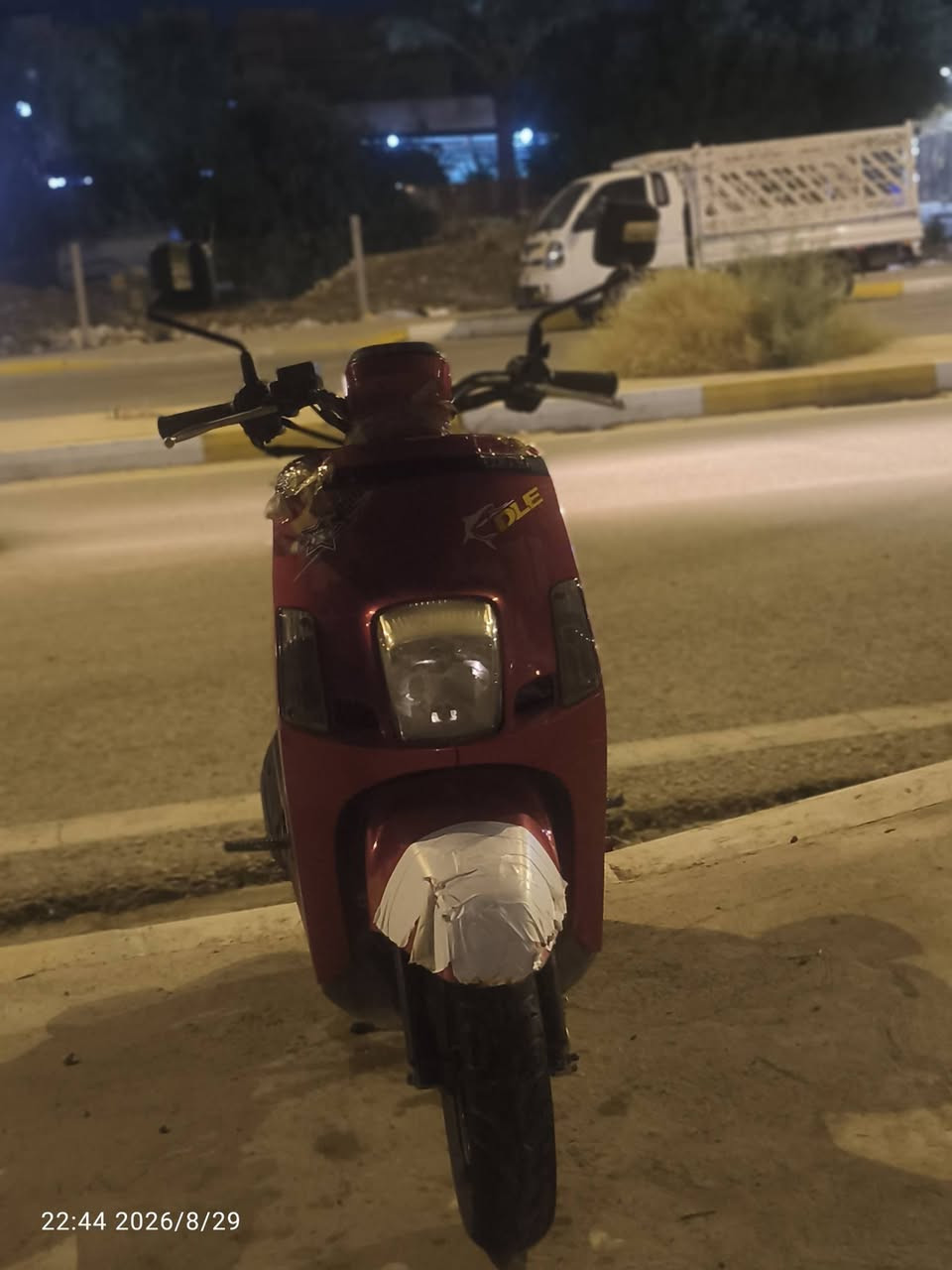 سلام عليكم دراجه بوليس للبيع او مراوس بسكنك جبلي او انطي فرق حسب النضافه السعر 950الف وبيه مجال***********

