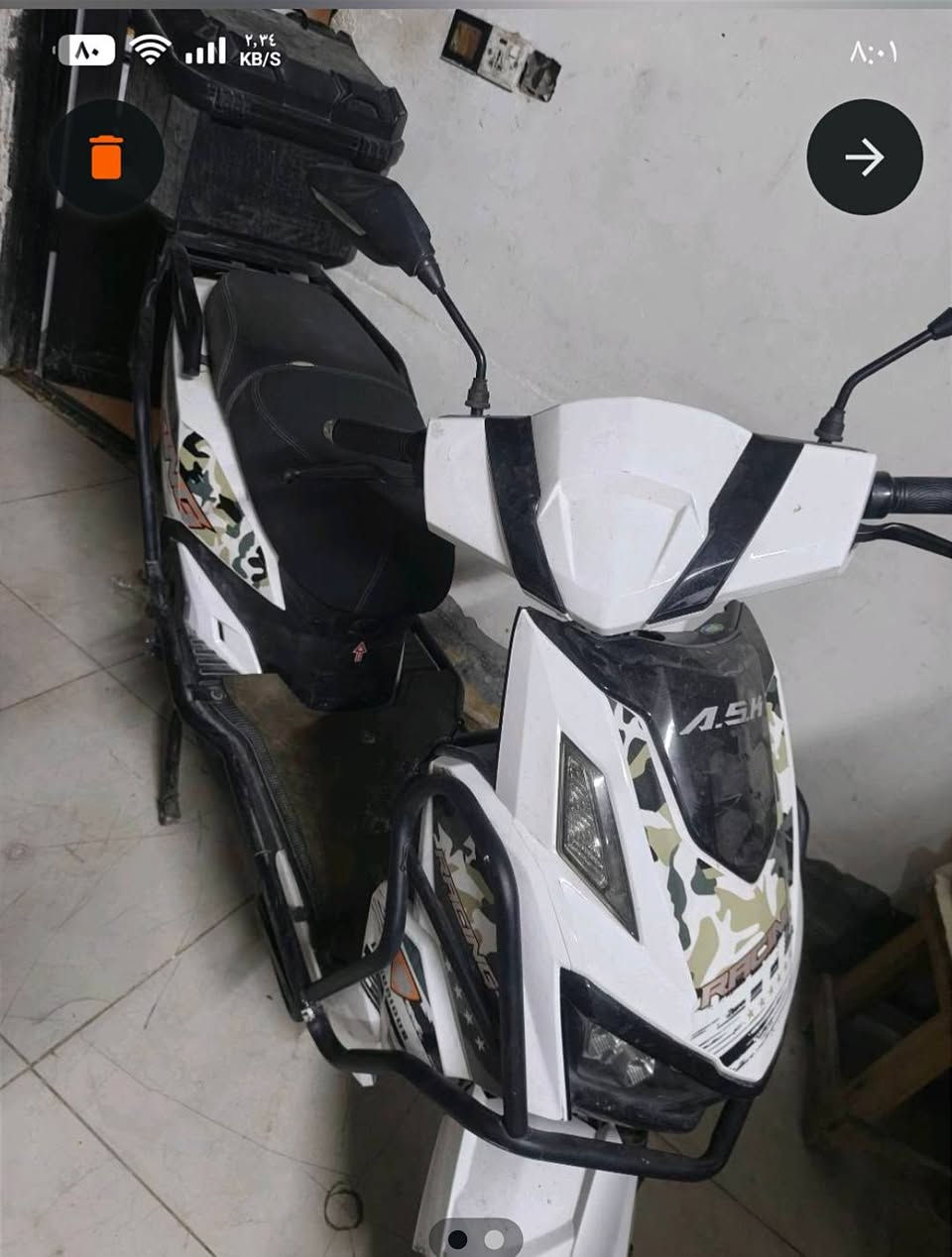 دراجه شحن برغي ما مفتوح بيه اخت الجديده بطرايات الصليات مالاته اخت زيرو سعر 800وبيه مجال بل عافيه على ياخذه *********** مكاني بغداد البلديات
