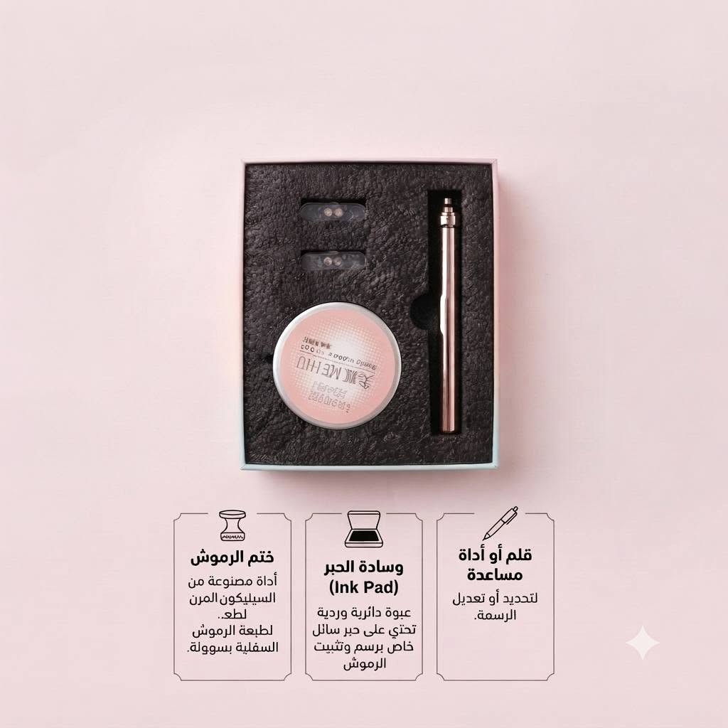 شنو يعجبك من الامازون الاوربي تعال يمي 
هاذ نموذج فقط والاسعار خياليه 
***********
عنوانه البصره الزبير 
توصيل موجود ل كافه المحافظات

نص مكتوب في الصور:
- 4.8cm / 1.9in 2.5cm / 1in 5.2cm / 2in
- ختم الرموش أداة مصنوعة من السيليكون المرن لطع.. لطبعة الرموش السفلية بسوولة. وسادة الحبر (Ink Pad) عبوة دائرية وردية تحتي على حبر سائل خاص برسم وتثبيت الرموش قلم أو أداة مساعدة لتحديد أو تعديل الرسمة.