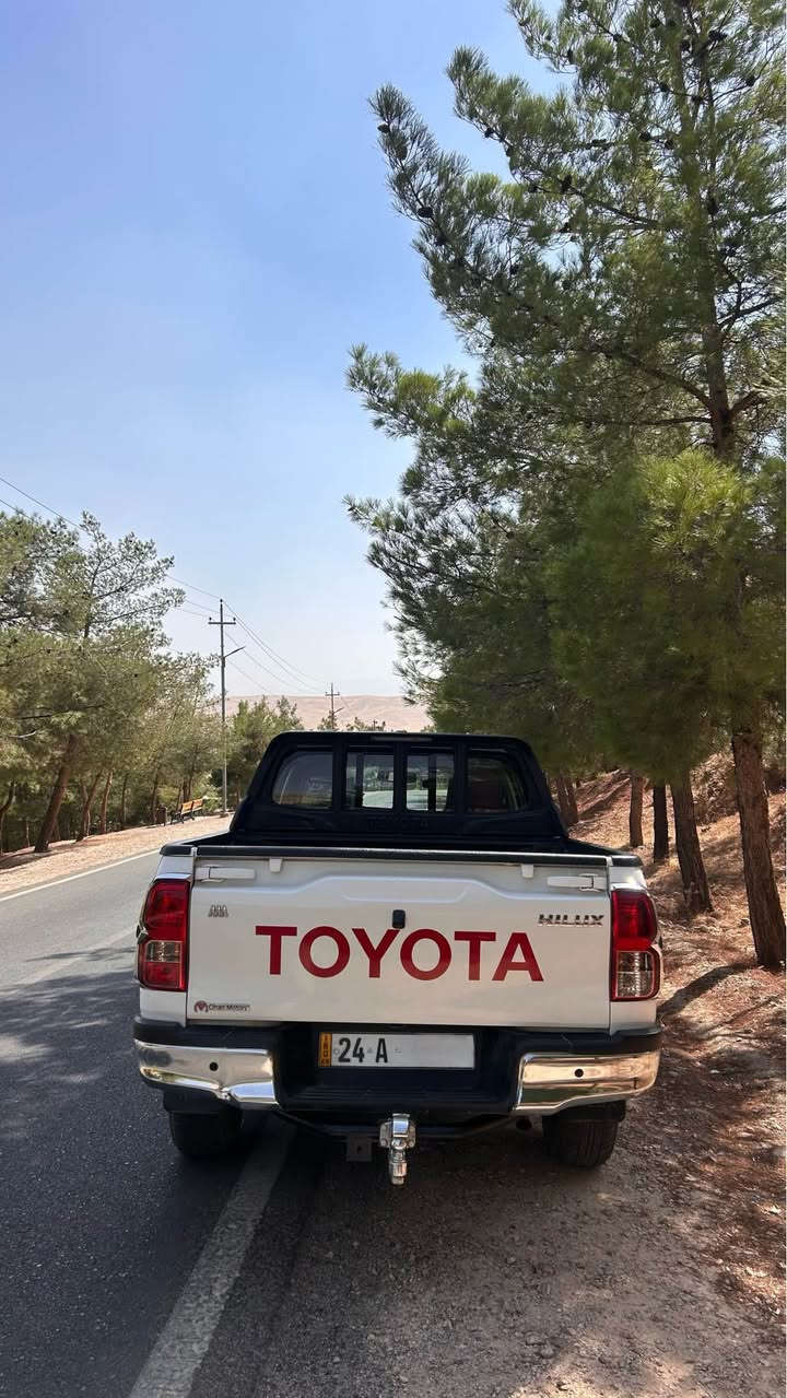 ToYota Hilux 2018
تۆیۆتا هیلۆکس مۆدێل ٢٠١٨ کلین تایتل دعامی بۆ دەعامی بشەرت رەقەم سنۆی جدید هەتا ٢٠٣٠ گێر مەکینە شەرت سیارە یا مالە ئک دەستە سفرە ٨٧ هزارا یاب رێڤە چۆی یال سەر ناڤێ من ۆ ئک دەستە من لسەر شحنێ یا دانای تایرە جدید نۆقە لێ نینە سعرا ۆێ ٢٥٥$ مجالەکێ تێدا هەی سیارە یال زاخۆ 
رەقەم : *********** دهوك, العراق
