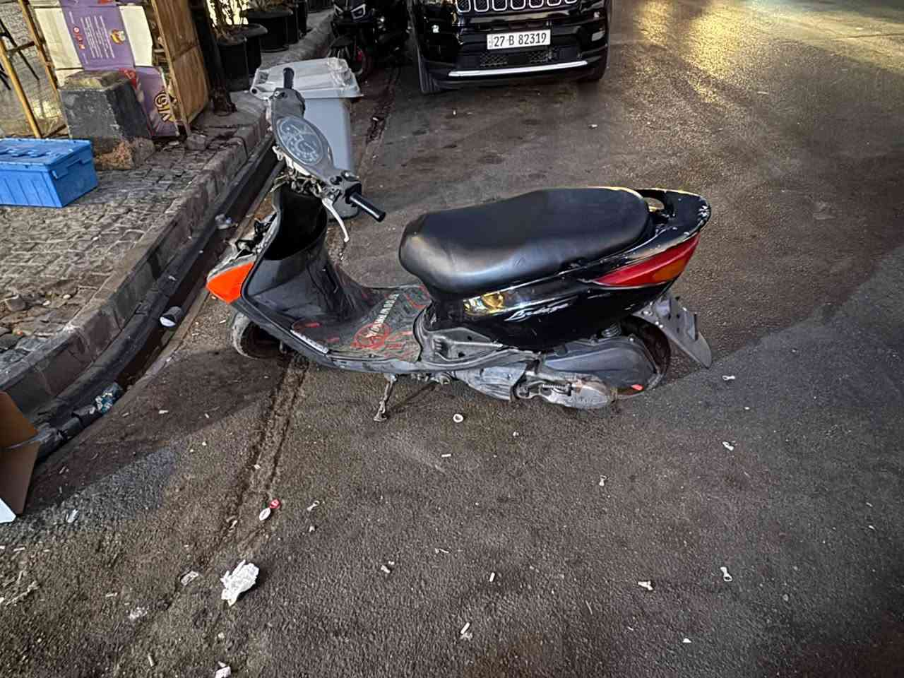 سلام عليكم دراجه بريز للبيع كفراتها كامله كهربائيتها كلها شغاله نكره سلف بكل وقت نكره هندر الداجه مكينتها خير من الله لا تبخير لا تنقص مكاني بغداد للتواصل *********** +***********  واتس اب فقط السعر 350 وبيها مجال
