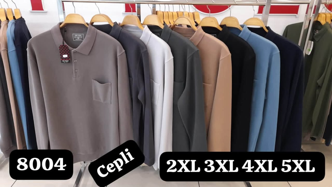 تيشيرت تركي • كم طويل • حتى 5XL