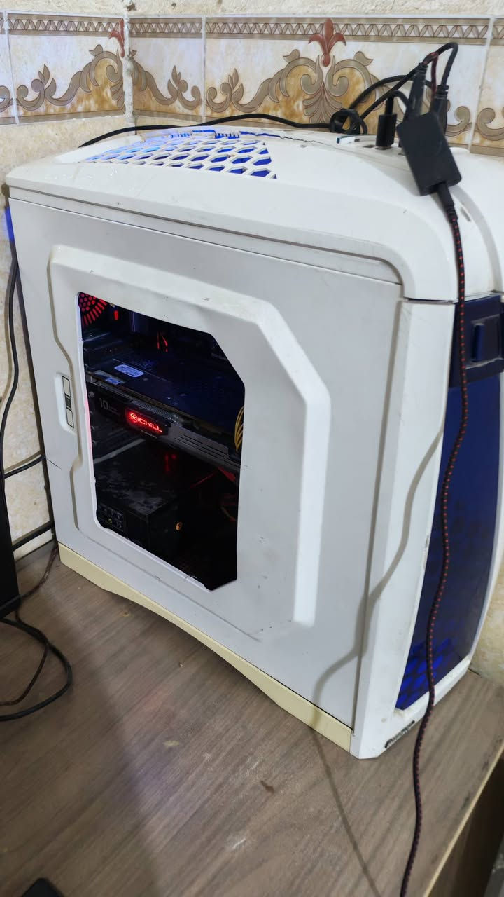 ادمن من رخصتك وافق
تجميعه pc للبيع مكفوله تجي تأخذها من باب البيت كامله مكمله تشغل كل الألعاب 
Inno3d 3x fan 6g
Mb. Msi b150
Psu 700
I5 5600
Ram ddr4 8g
Hdd 1t
مكاني واسط الكوت توصيل عندي بس بشرط يدفع عربون
سبب البيع اريد اشتري تجميعه حديثه
متواجد خاص
*********** واتس أيضا
