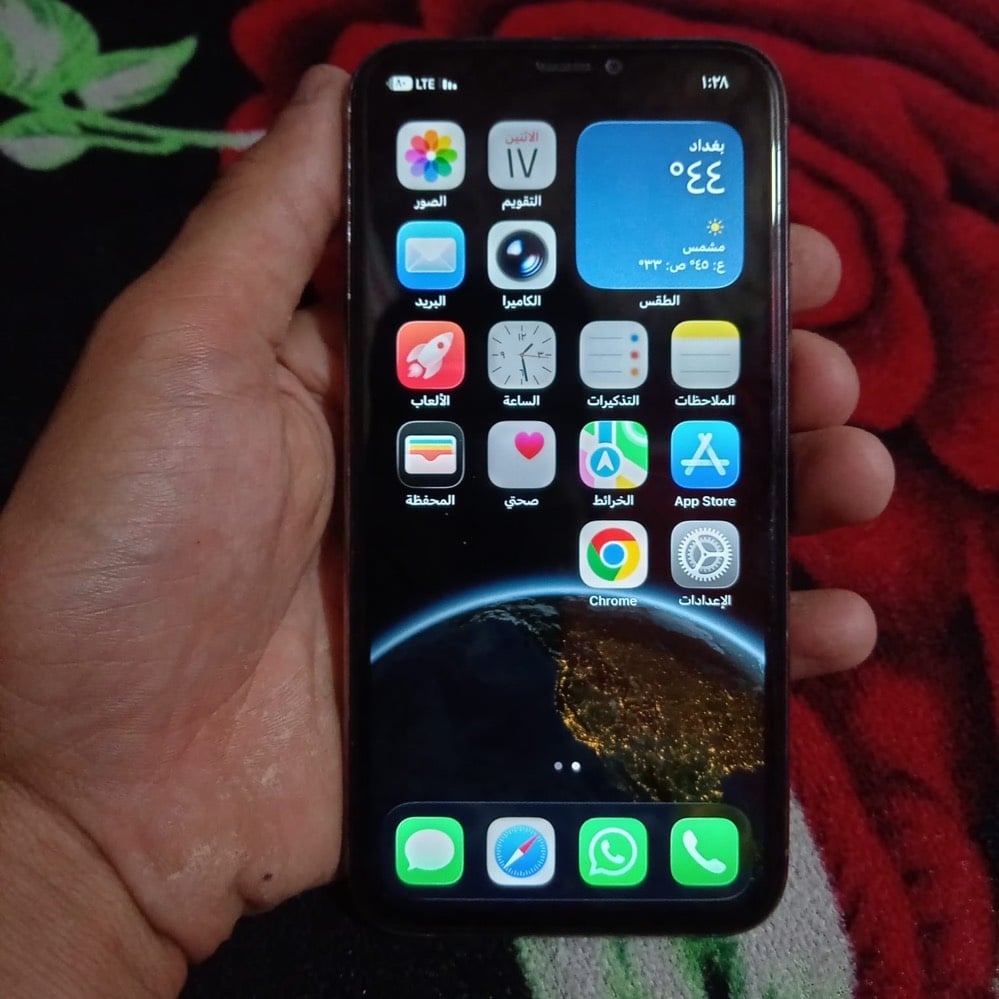 سلام عليكم ايفون 11برو ذاكره نص تيره512مبدل شاشه نوعيه  كلش زينه ومبدل بطاريه سعر 280وبي مجال مكاني كربلاء الامن الداخلي قرب مجمع الغدير