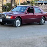 للبيع مارسيدس ١٩٠ طيارين موديل ١٩٩٢ فول مواصفات   السياره محرك كاز بلا...