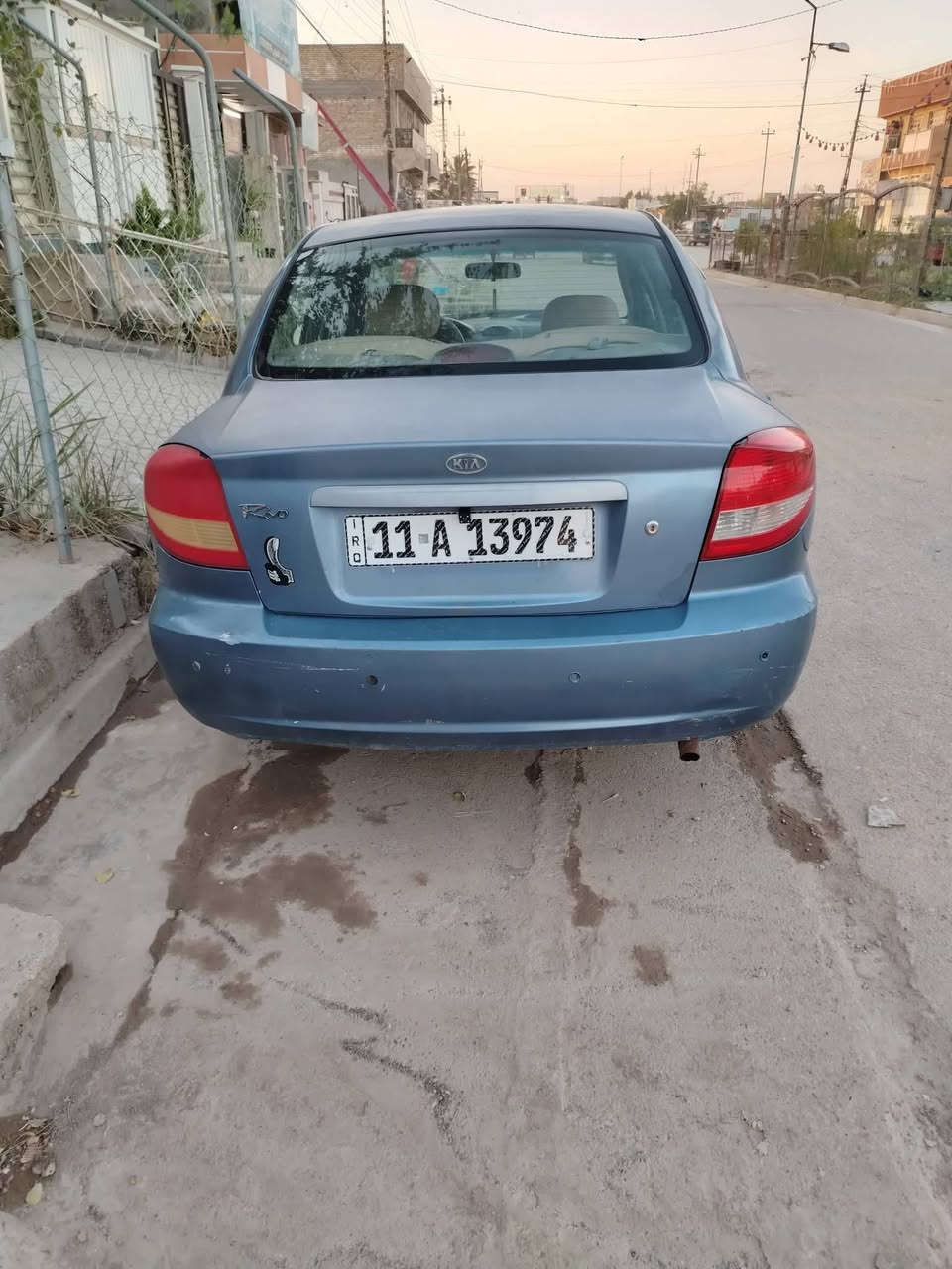 كيا ريو 2005 رقم بغداد سنويه بسمي هزه ولوحات جديد تحويل مباشر  محرك 1600 كير اوتوماتيك تبريد ثلج ادامه بلكات فيتبم منظومه بريك جديد وتخم تايرات وكهرباىيات كلها شغاله باتري جديد السعر 50 مكاني بغداد الزعفرانيه ***********
