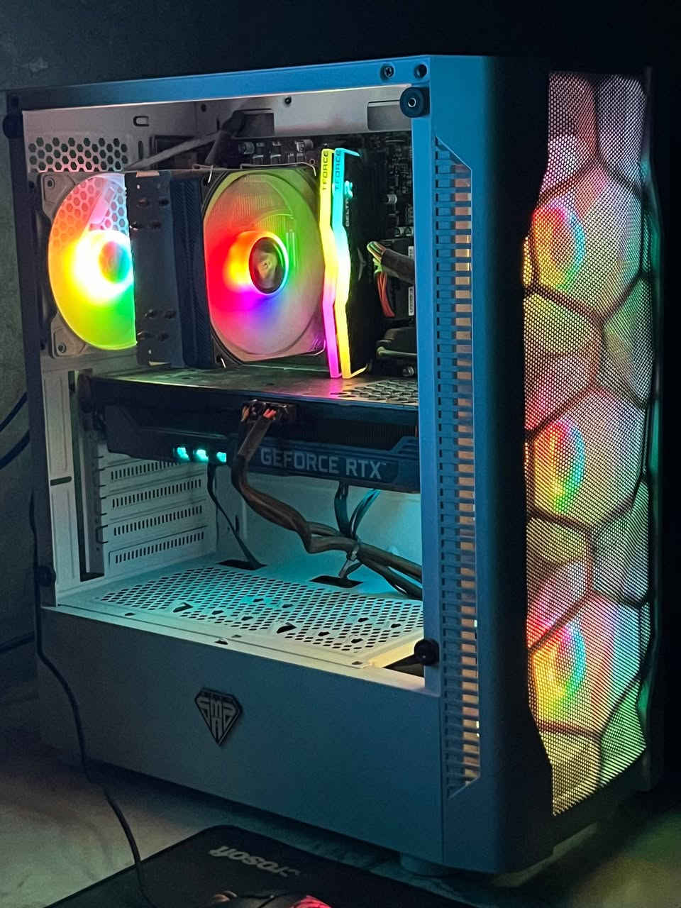 كرت RTX 3060 Ti • معالج i5-12400F • شاشة 24" 165Hz