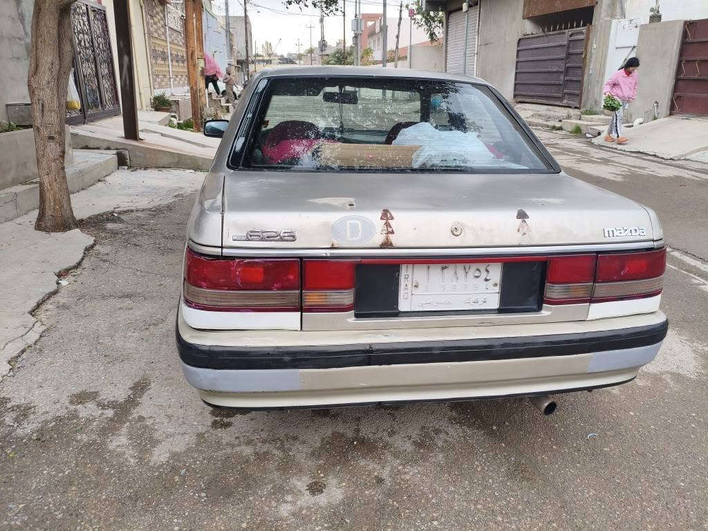 مازدا 1989. سنويه عاج مشروع وطني. لحد2028 جديده بسمي. كوبون بنزين  محرك 8بخ المرغوب گير اوتو تبريد شغال.  تخم تايرات جدد صدر امامي خلفي جديد..كهربائيات فول شغال سياره محتاجه دعاميه. اماميه بس. كل شي بيه شغال مكان كركوك *********** كركوك, العراق
