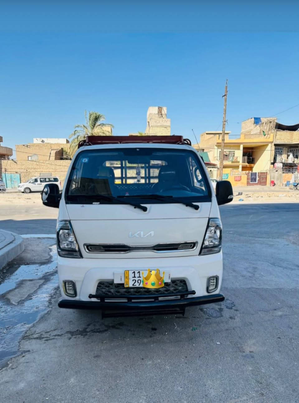 السلام عليكم
للبيع كيا حمل فحل موديل 24
السيارة جديدة جديدة 
كفالة عامة ماشية ٧٠
ويل ١٤ استد ٢٤ تخم تاير جديد
رقم بغداد نكليزي 
مكاني بغداد غير متواجد على الفيس اتصل واني خادم 
***********
