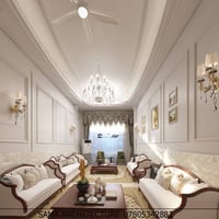 صالة ضيوف • مودرن كلاسيك • تصميم داخلي