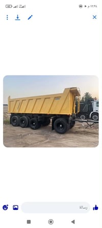 مقطوره للبيع مكفوله طوله سبعه ونص شاصي ١٦ دناكير ١٦ مكفوله تخم تاير 07...