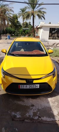 كورلا  للبيع موديل ٢٤ LE رقم بغداد انكليزي بأسمي مصفرة هيئه وغرامات سي...