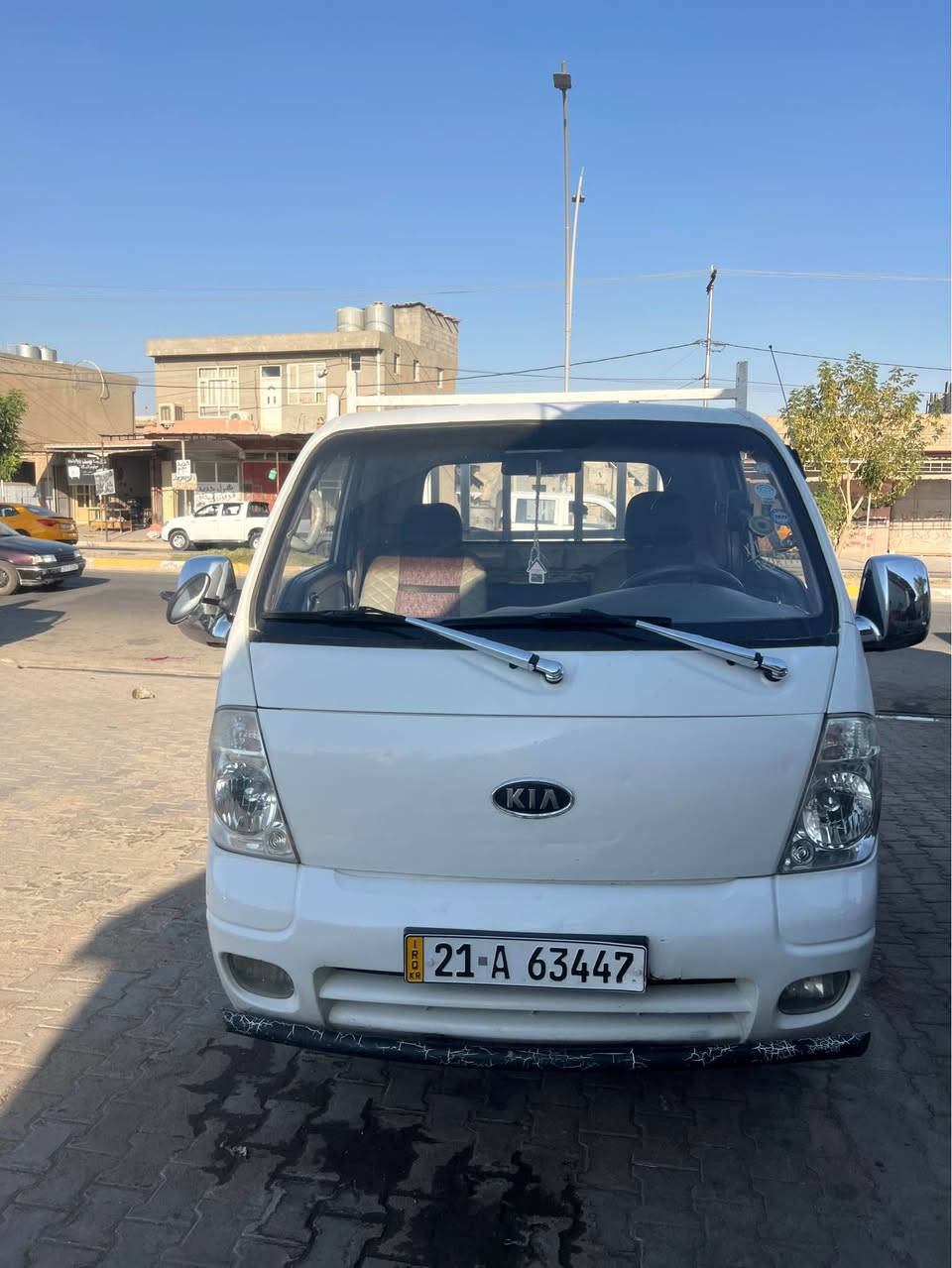 كيا بسنگو للبيع تايرات ورا جديد كهرابيات كله شغال تبيرد ثلج شاصي ابشرط سياره شرط تحويل مكاني كركوك كير و اكسل ابشرط  رقم موبايل.     *********** كركوك, العراق
