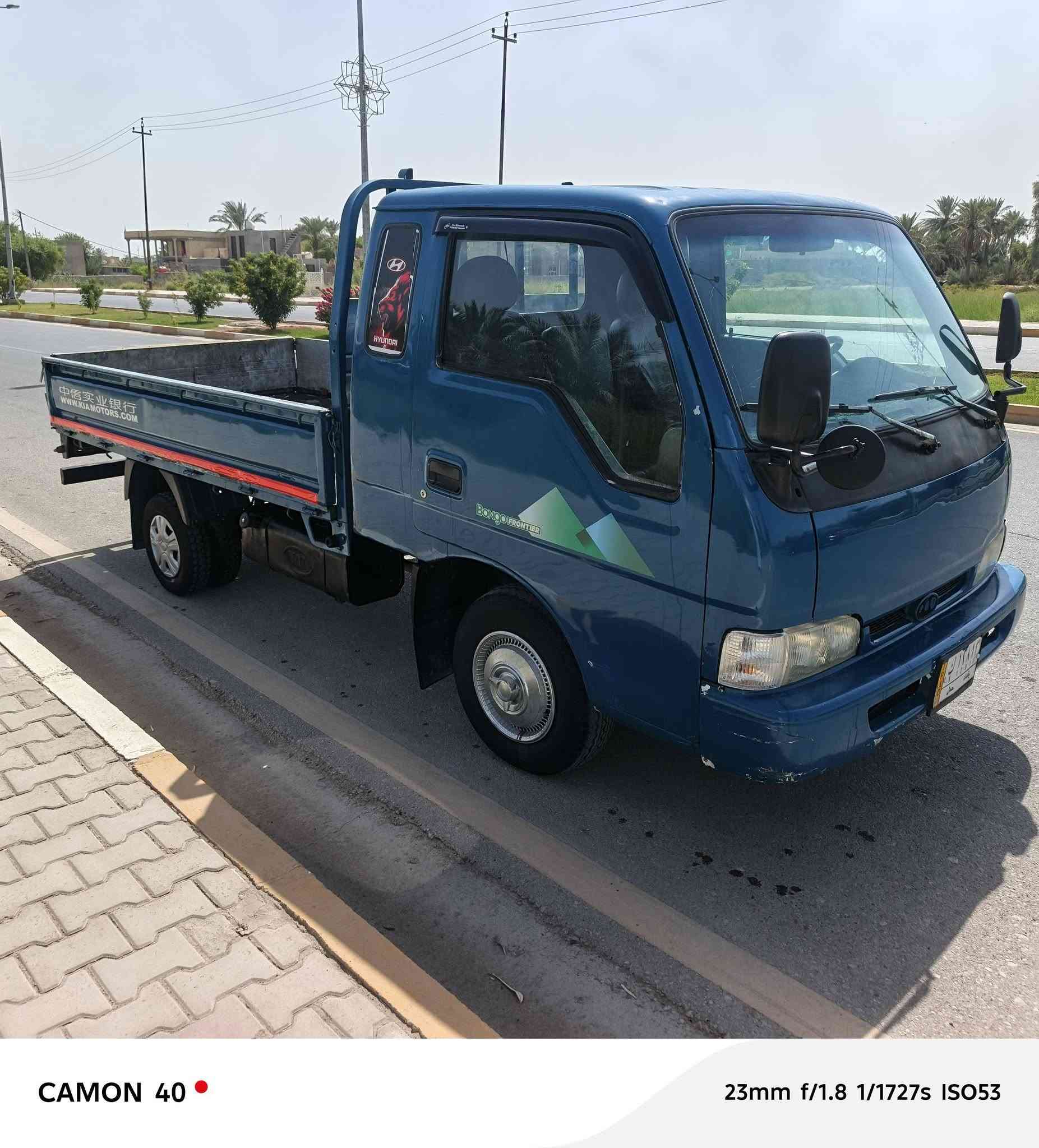 كيه فونتيره موديل 97مكفوله كير محرك شاصي وحداديه كله جديد كرهبيات كله شقاله سيارة جاهزه ماعيزه ايشي رقم سيارة بغداد تحويل مباشر بكان سيارة واسط الزبيديه سعر 52وبيه مجال ***********

نص مكتوب في الصور:
- CAMON 40
- 23mm f/1.8 1/215s ISO53