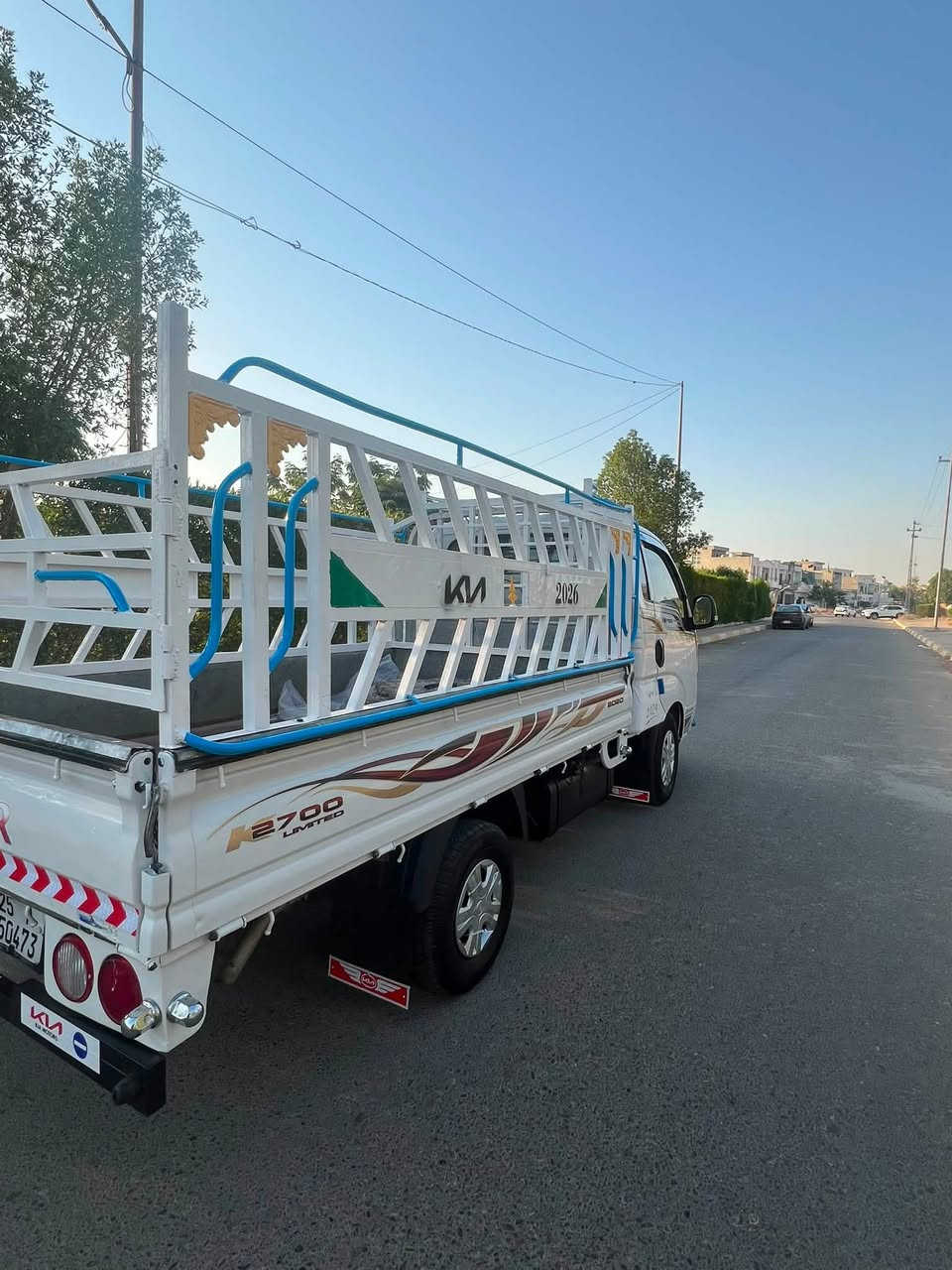 سلام عليكم كيا للبيع 2700 موديل 2020 بسعر مناسب  ***********لا صبغ لا ضربه كير بسرط محرك بي بخار قليل رقم كركوك مشروع وطني سنويه جديد حصه كاز بيه العنوان كركوك رقم هاتف ***********
