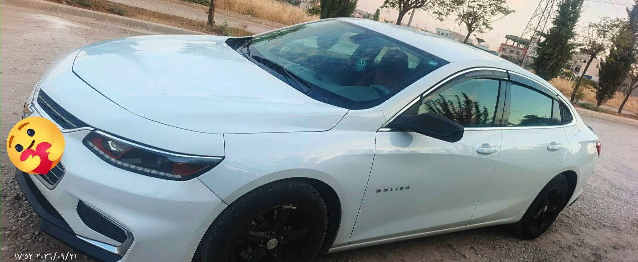 🚘 FIRAS CARS 🚘
❤️ منذ ٢٠٠٣ ولحد الآن مستمرين بنظام التقسيط

🔥 للبيع بالتقسيط – جميع المحافظات 🔥

✅ بدون كفيل
✅ بدون حجز ماستر
✅ استلام السيارة نفس اليوم حسب إكمال الإجراءات

🚘 شوفرليت ماليبو | 2017
📍 رقم أربيل جديد
🆕 سنوية هسه ورقمها كله جديد
⭐ فئة LT
⚙️ محرك 1500 توربو
❄️ قطعه تبريد
✅ السيارة بدون دواخل – شرط الفحص
🎨 بيها ربع بونيد صبغ
🎨 صبغ نص باب خلف السائق
👤 استخدام شخصي وليست سيارة معرض

💰 المقدمة: 50 ورقة
💵 القسط الشهري: 3 ورقات

📍 مكان السيارة: أطراف أربيل

⚠️ ملاحظة مهمة:
السيارة مو ملك FIRAS CARS، معروضة عن طريقنا للبيع، والعمولة تكون بعد الاتفاق بين الطرفين.

📞 للاستفسار:
***********
***********

❤️ FIRAS CARS
لسنا الوحيدين، لكن نطمح أن نكون الأفضل

نص مكتوب في الصور:
- ١٧:٥٢ ٢٠٢٦/٠٩/٢١