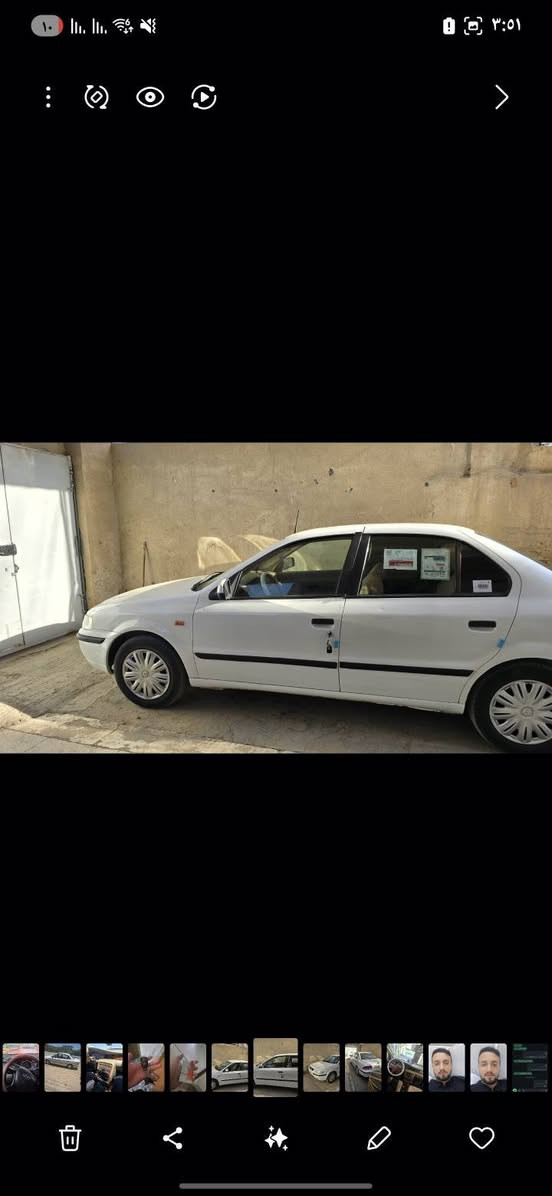 سمند ١١ للبيع
تبريد جديد ومكينة وكير بلاد وكهربائيات معظمها شغالة 
السبارة نظيفة ونشطه 
حدادية جاهزة 

البنيد طاير ومعور مقدمة القمارة ومعمرات 
تايرات تعبانه 
مكانها سوق الشيوخ ***********
السعر ٣٤ وبيها مجال
