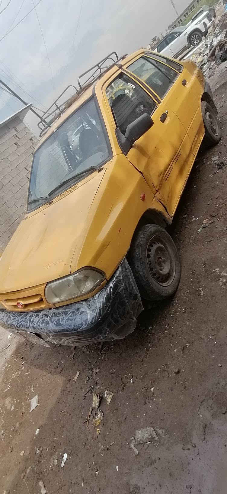 سابه 11نفخ محرك بي خيط كير جديد صدر أمامي خلفي جديد هيه ما مسجله غرامات ما عليها ابيع كوم حديد بس بضمه وتحويل سعر 12بغداد ***********
