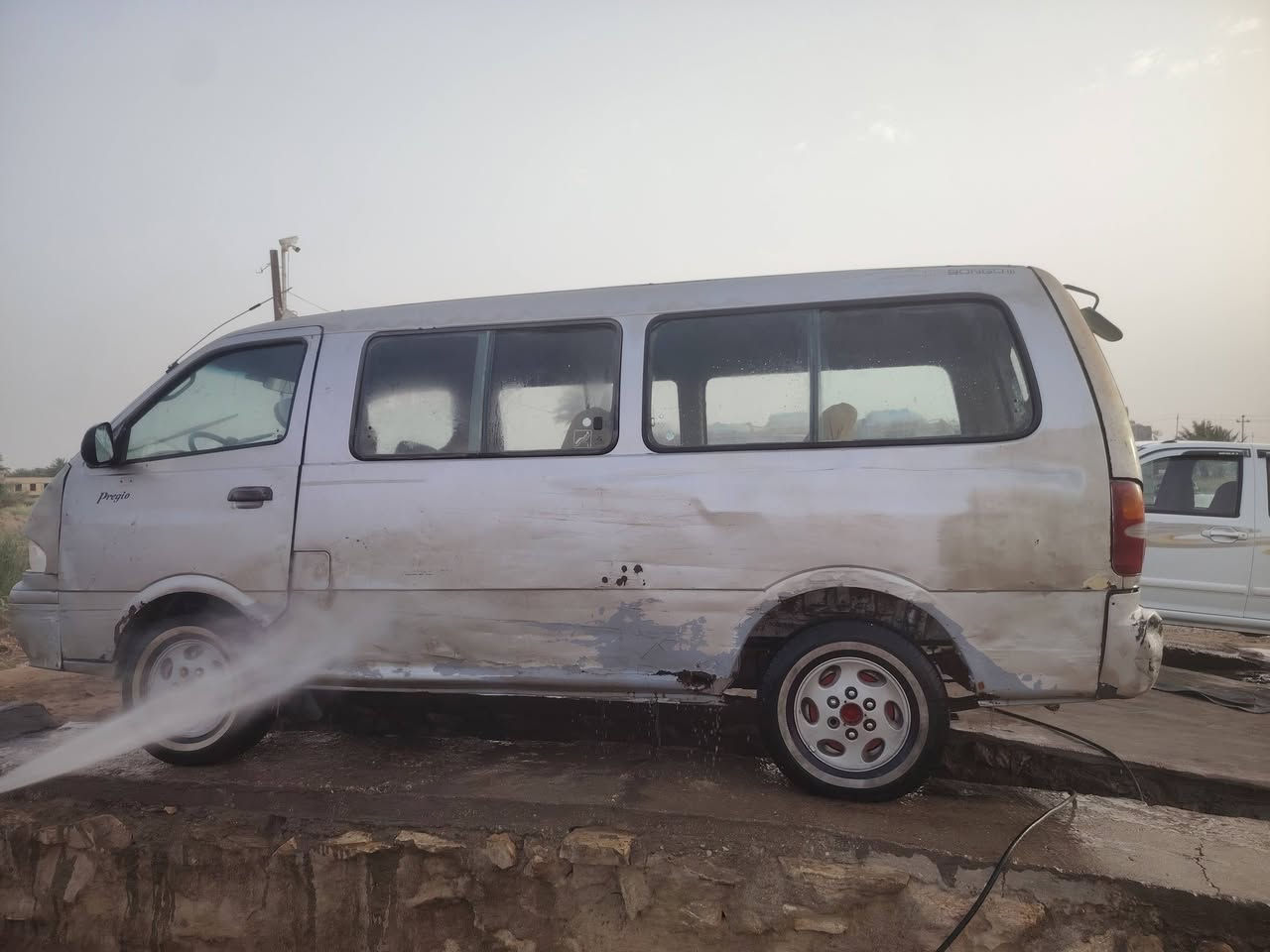 سلام عليكم بريجو  البيع مديل 96 انكليزي أجره  بسمي سنويه ٣١ رقم بغداد  سدر بل جيس صار سبوع من شديته  كير نضيف محرك بيه بخار بدون تنقيص  تفاصيل أكثر ***********
