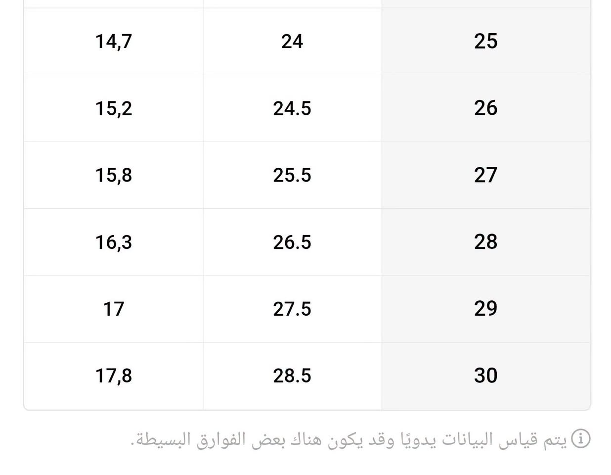 قياس 28.5  السعر 4 الاف 
حذاء أطفال عصري كاجوال على الطراز البريطاني للفصول الأربعة الجديد، بنعل مطاطي ناعم، مريح وجيد التهوية،

نص مكتوب في الصور:
- 14,7 24 25 15,2 24.5 26 15,8 25.5 27 16,3 26.5 28 17 27.5 29 17,8 28.5 30 يتم قياس البيانات يدويا وقد يكون هناك بعض الفوارق البسيطة.