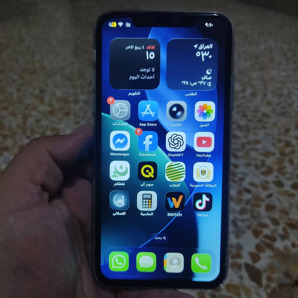 ايفون ١١ برو ماكس ذاكرة ٥١٢ دبل سيم كرت شرق اوسط مبدل شاشة و بطارية البطارية ١٠٠  شغال فول السعر ٢٩٠ 
***********
