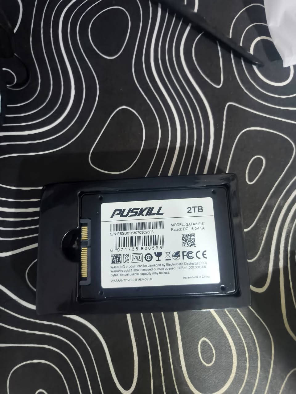 هارد ssd 2tb جديد من puskill
السعر 200 الف وبيه مجال
ضمان سنة
الهيلث والسرعة موضحاة بالصوره
توصيل 5
مكاني بابل مسيب
***********
