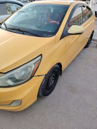 سياره اكسنت موديل ١٦ رقم إنكليزي مصفره من أي غرامه رقم بغداد حادث مال ...