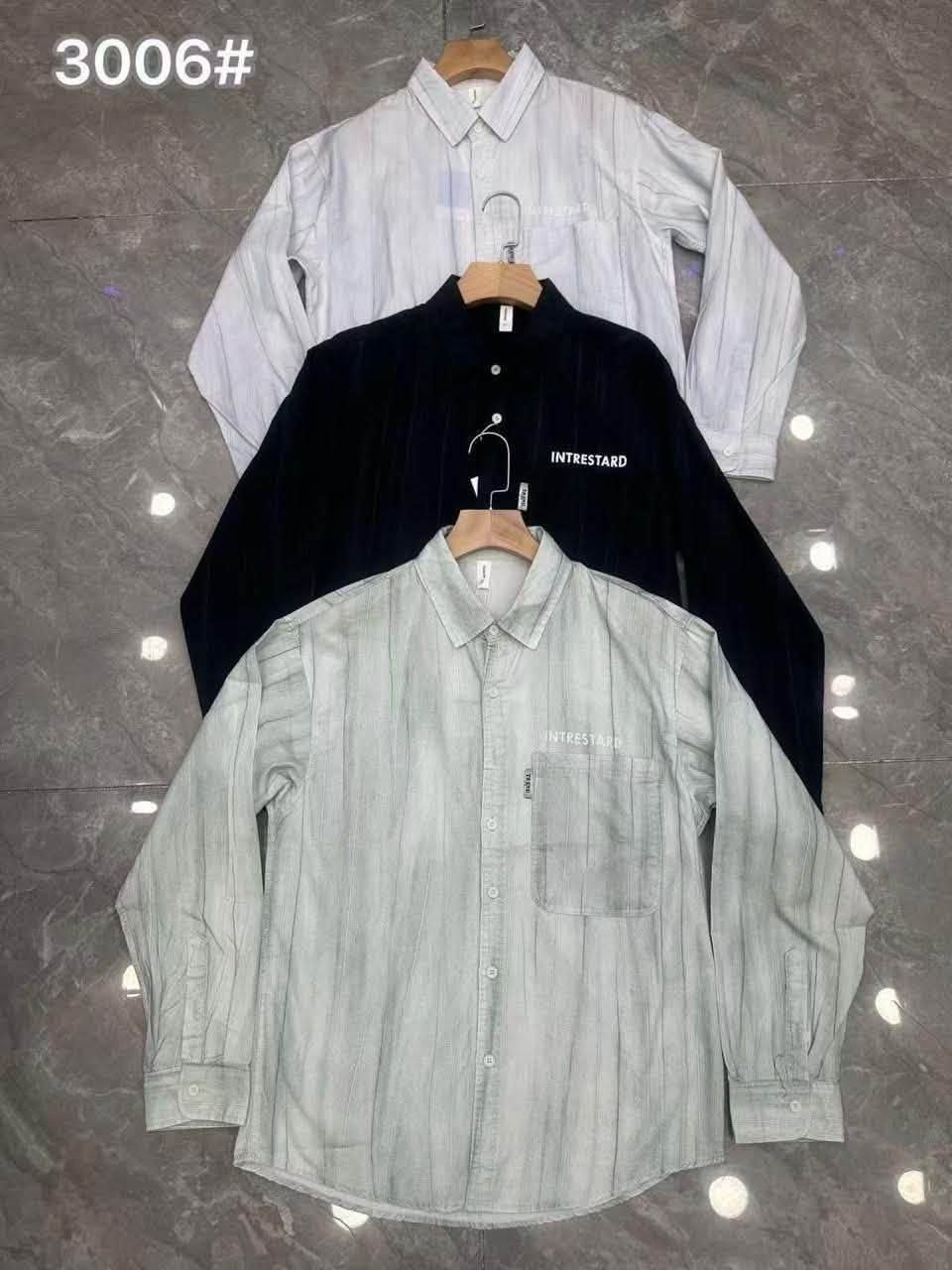 قميص كراهات ماستر صيني 
خاميه ماستر درجه اولى 
سريه 4 قطع XL/4XL قالب هاف
الدرزن 12 قطعه145 الف

نص مكتوب في الصور:
- 3008#
- 3009#
- 3011#
- 3007#
- 3006#