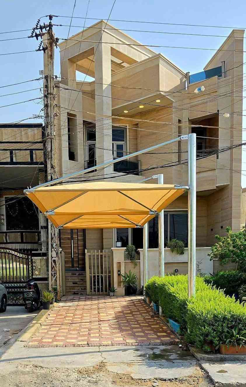 المظلات الهرميه الثابته غطاء المظلة  كوري وسترالي
 الصحراويه والجافه يحتوى على مسامات لتسمح بمرور الهواء نسبه العزل للمطر 50% و نسبه العزل للشمس 95%.
تحمي السياره من الحالوب ١٠٠٪
مصنع من خيوط البولي اثيلين والياف الفايبر 
اوتعمل على تقليل الحرارة الى  12 درجة ويحافظ على البشره والاجزاء الداخلية للسيارة وهو صديق للبيئة ومفيد لنمو النباتات متوفر بجميع  الالوان. 🌝
يكون التثبيت من جهة واحدة🏗
♦️ضمان القماش (ضمان 5 سنوات)
♦️ألاعمده بوري دأئري 5الى6أنج 2ونص ملم⭕️
♦️ألهيكل الداخلي بوري دائري2 انج 2ملم🗜
♦️نوع ألحديد ألمغلون  مع تثبيت براغي🔩
🌟 المساحه اقل من ٢٠ متر تنحسب قطعي 
القياسات حسب الطلب تتوفر (١٠)الوان مع الضمان🌈
جميع الخدمات التي تحتاج لها متوفرة لدينا, خدماتنا
🟢- المظلات الثابته الهرميه الشمسية
🟢- المظلات الثابته المقوسة الشمسية المطريه الكي سبان 

***********

***********
