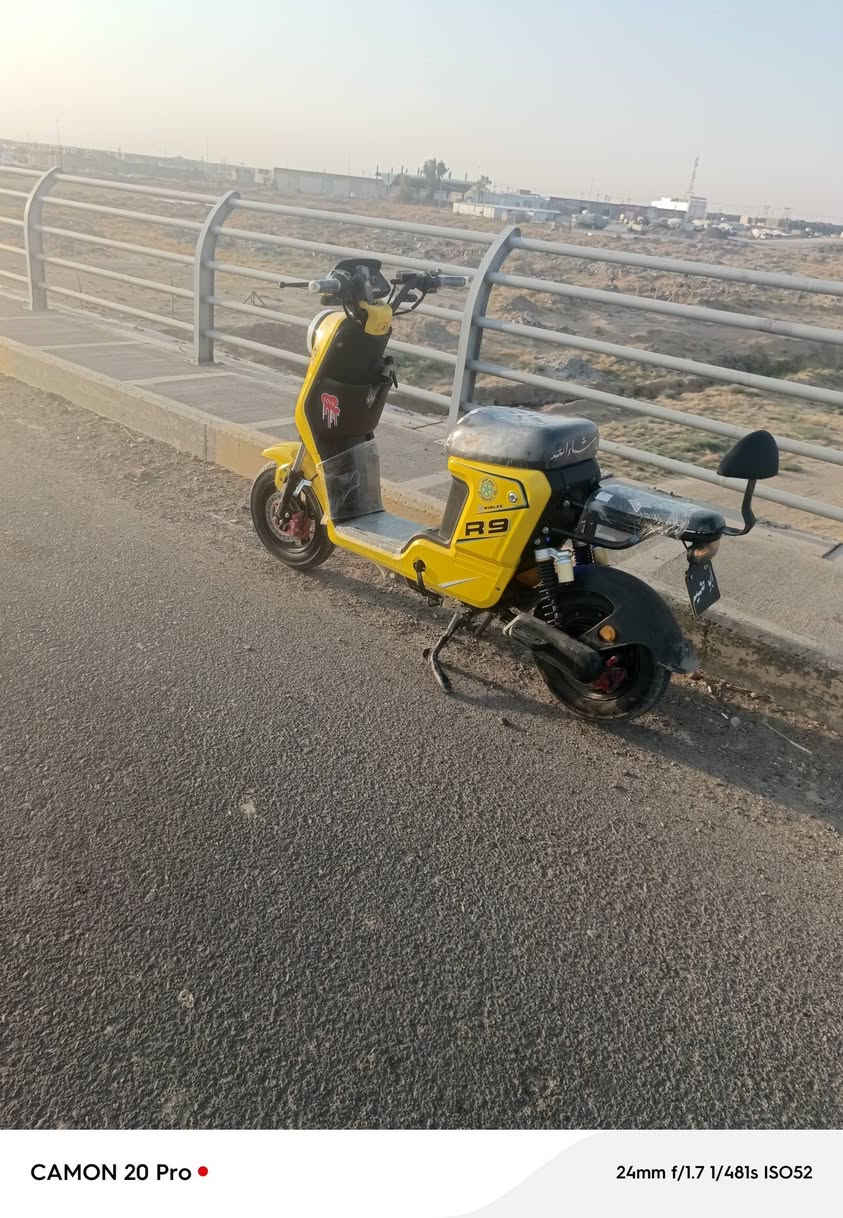 دراجة R9 شحن 🍋

دراجة زيروو اخو الجديد

موديل 2026

بطاريات 32امبير فولل شرط

شاشة DJTL

نظام رجوع للخلف p

بلوتوث 

لايت عالي ناصي فول 

ملف2000واط نحاس

دراجة حلوة و نضيفة و اقتصادية 

السعر 490و بي مجال

مكاني كركوك
للستفسار***********
