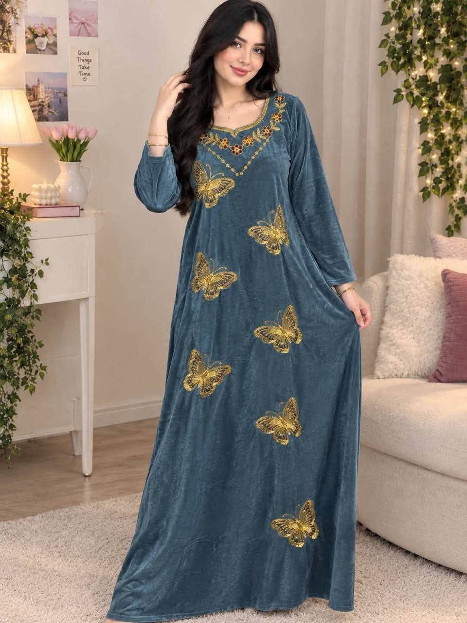 دشداشة • مخمل • مقاسات L/XL/XXL
