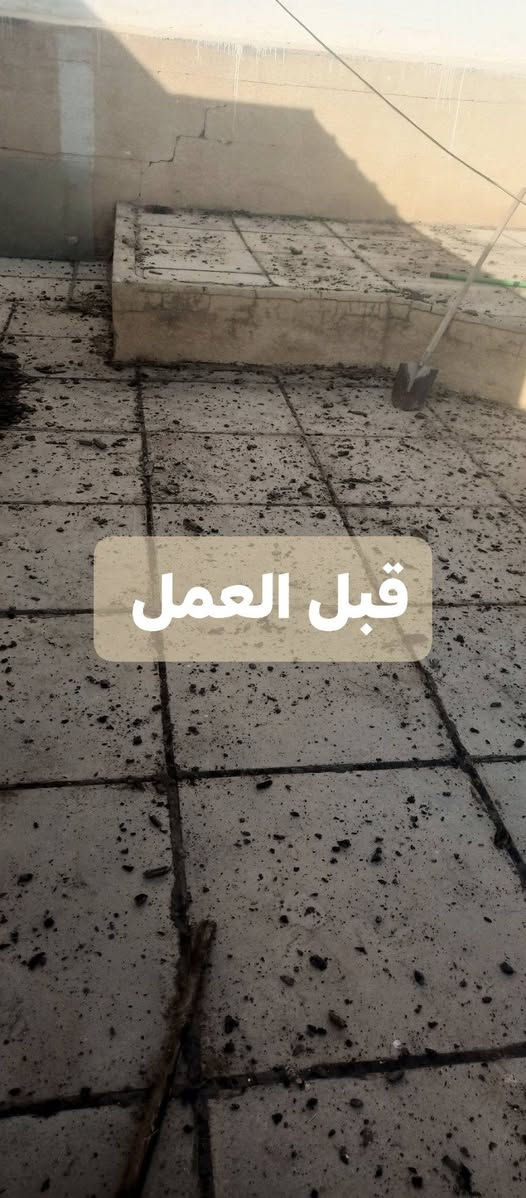 تم اعاده ماستك لقديم بيت  في  منطقة 5 كيلو  تم تنضيف وغسل. السطح  بصوره جيدة مستمرين بل اعاده ماستك وتطبيك شتايكر اي مشكله عندك بل سطح تفضل خاص او تصل عل رقم *********** يوجد واتساب

نص مكتوب في الصور:
- بعد العمل
- قبل العمل