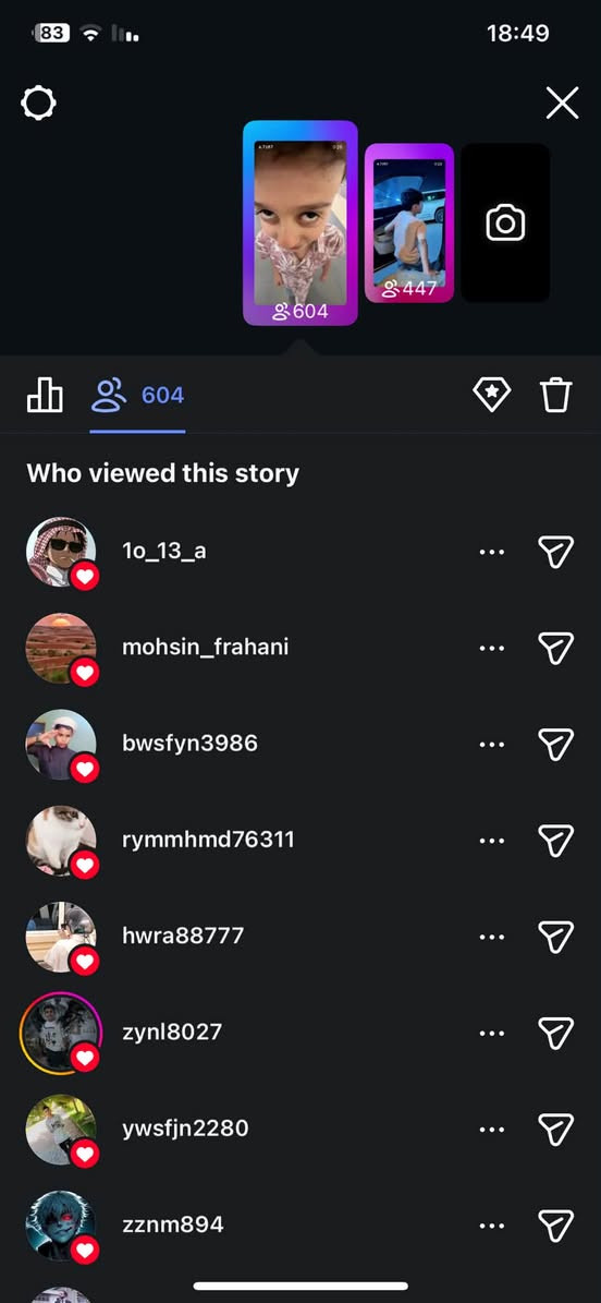 حساب أنستا البيع  أنطوني سعر منو يريد يخالي يتوصل وياي على وتساب ***********

نص مكتوب في الصور:
- Ask friends anything... a.7z87 مجودي جودي 98 posts 28.8K followers 0 following Reel creator Roast Master General AI Professional dashboard 1.0M views in the last 30 days. Edit profile Share profile 5339 11 2 15 1 23 1.5M 1.4M 1.6M
- 83 18:49 604 604 Who viewed this story 1o_13_a mohsin_frahani bwsfyn3986 rymmhmd76311 hwra88777 zynl8027 ywsfjn2280 zznm894