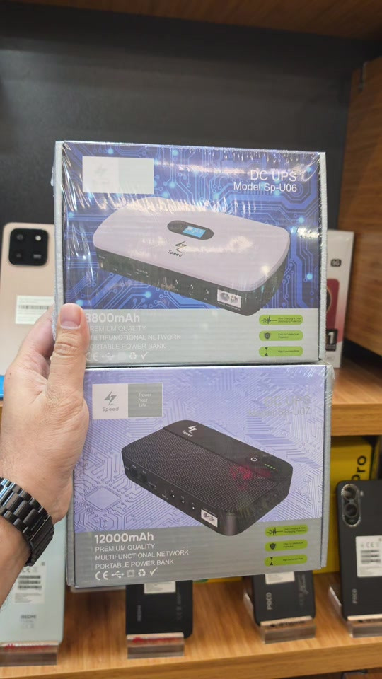 ups للراوتر  من speed بسعتين بطارية 12000mAh 8000mAh بضمان ١٢ شهر 🛒 كل منتجاتنا: www.telephony-store.com 💳 الطلب بالتقسيط عبر سوبر كي: app.gini.iq/deeplink/telephonycenter 📍 العنوان: المنصور، الشارع الرئيسي، مقابل جامع الرحمن، قرب مرمره سنتر 📞 *********** - *********** ⏱ أوقات العمل: السبت–الخميس: 10ص–12م الجمعة: 4م–11م 🛵 توصيل متوفر داخل بغداد والمحافظات 📱 تابعونا: فيسبوك | انستغرام | تيك توك | تلكرام @telephone.iraq
