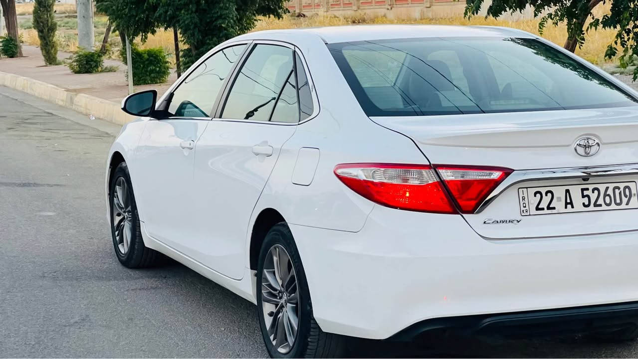 سلاوى خواي گةوره
تويوتا كامرى ئه مةريكى
موديل ٢٠١٧
مواسةفات  se
سبي بةفرى
كةوتت مواسةفات se رونه مواسةفاتى
ناو كريمى
بي بوياغ
بي دةعم
بيش و پشتى كه پس
ايرباكى هه مووى شه ريكه ية هيجي نةتةقيوة
يةك پلة بجوك ساردى لة نوك جاملغ بيشةوه
گيرو مةكينةى بةشةرتى فيتةر بى عه يب لة هه موو رويةك
١٦١ هه زار روشتوه
رةقةم و سةنةوى تازة تا ٢٠٢٨
كوبون بةنزينى هه يه
تةحويل و بةناوكردن بةشةرت
سةياره كة لةرةسمةكة جوانتر نةبوو هةقى گلةيوبي
شوين جةمجةمال
نرخى ١٦٢ مةجالي برايانه
***********
واتس اپ و فايبةرى لةسةره شمشمل, السليمانية
