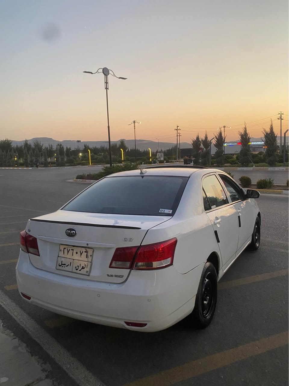 BYD G3 2013
فول موسفات 
١٨٣ هه زار روشتوه 
دوو به سمه بيلاد له گه له
گير ئوتوماتيك + S
سلايت
به سمه 
كوشن جلد
ناو زه رد
حاسه 
ئاوينه دژه فول
گيج ئه ليكترؤنى
ڤوليوم 
بلاجكتور 
لايت عه ده سه 
ته بريد له سه ر سويچ
چوار ججام كاره با
قفل مه ر كه زى 
ئاوينه كاره با 
ئاوينه ئيشاره ت 
لايت كامل زينون 
چوار تايه ويلى لوك 
ماشالله سه ياره كه زور نازداره 
ره قه م هه وليره  ته حويل خرامه براوه به شه رت
٨٠٠ هه زار غرامه له سه ره دواى معامهله ده يگه رينمه وه
گير مه كينه به شه رت 
٤ پاجه بوياخه
كاره باى كامل مزبوته 
مالى فه قيره  
سعرى ٤٦$ معامهله برايانه 
ژم ***********
زم ***********
سه ياره كه له سليمانييه 
قيست و قه رز و ئالوگور نا كه م السليمانية, العراق
